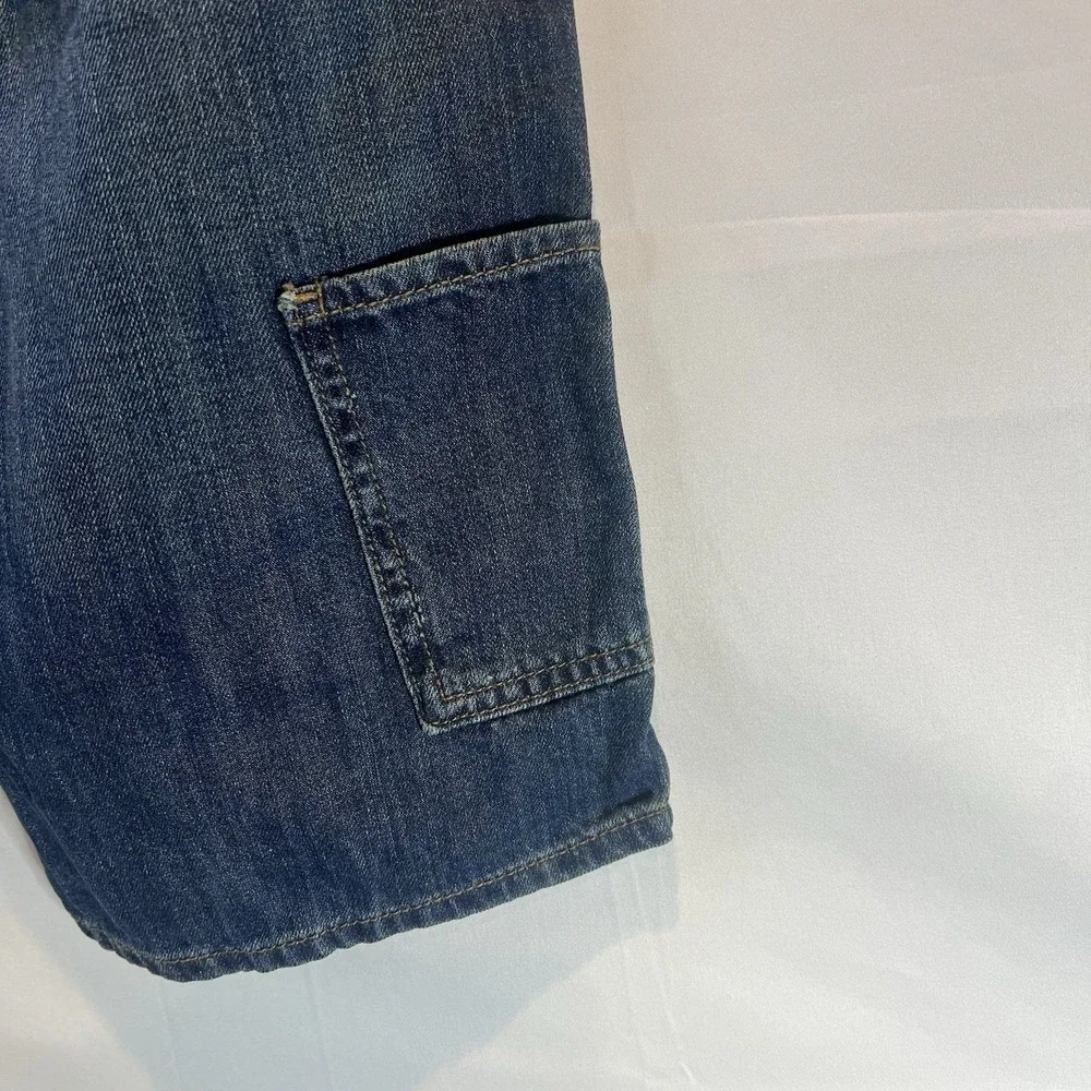 Boys Jean Shorts Children's Place Size 14 NWT Denim Dark Wash‎ Cargo Pocket